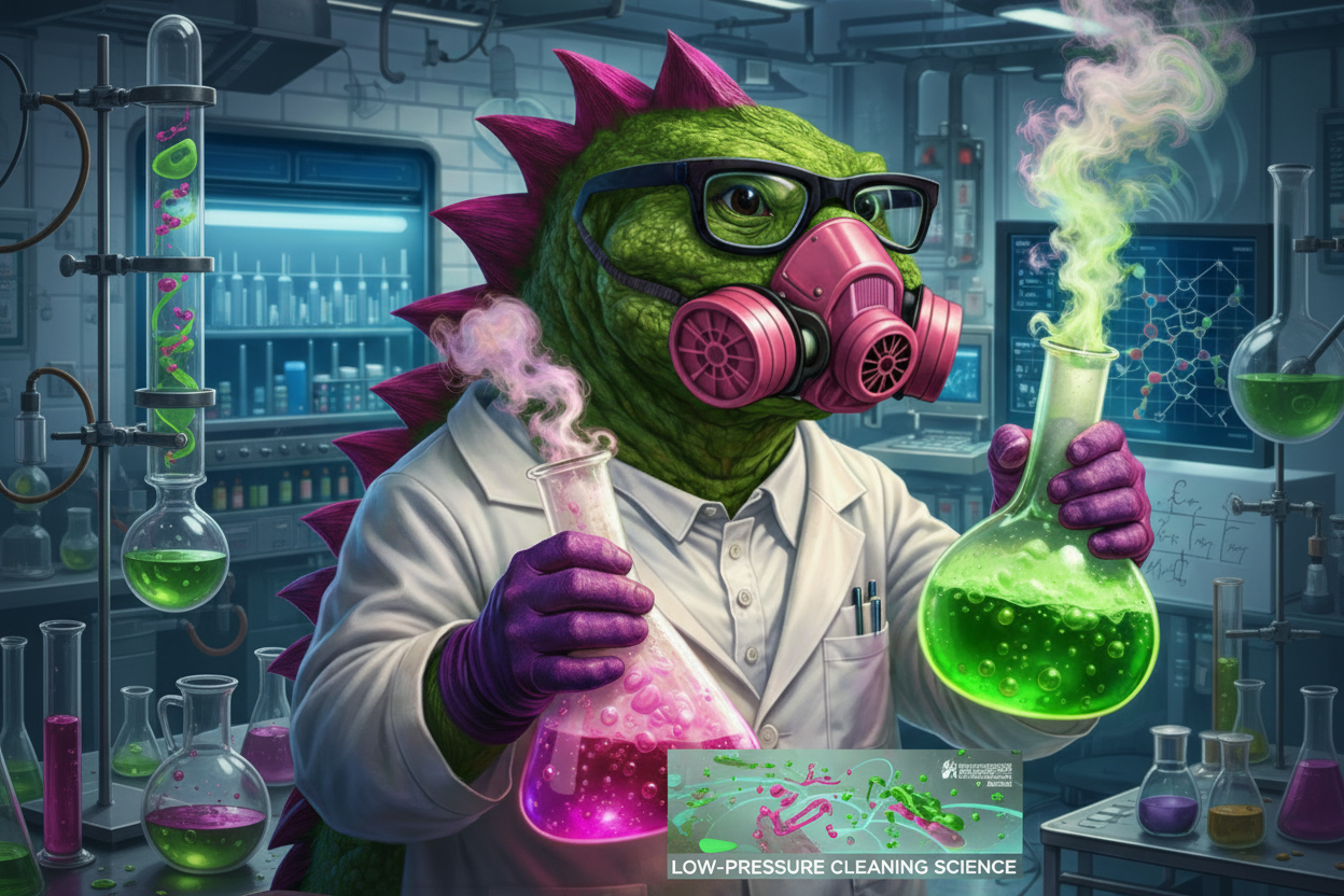 The Science Behind Low-Pressure Render Cleaning: Why Chemistry Beats Pressure