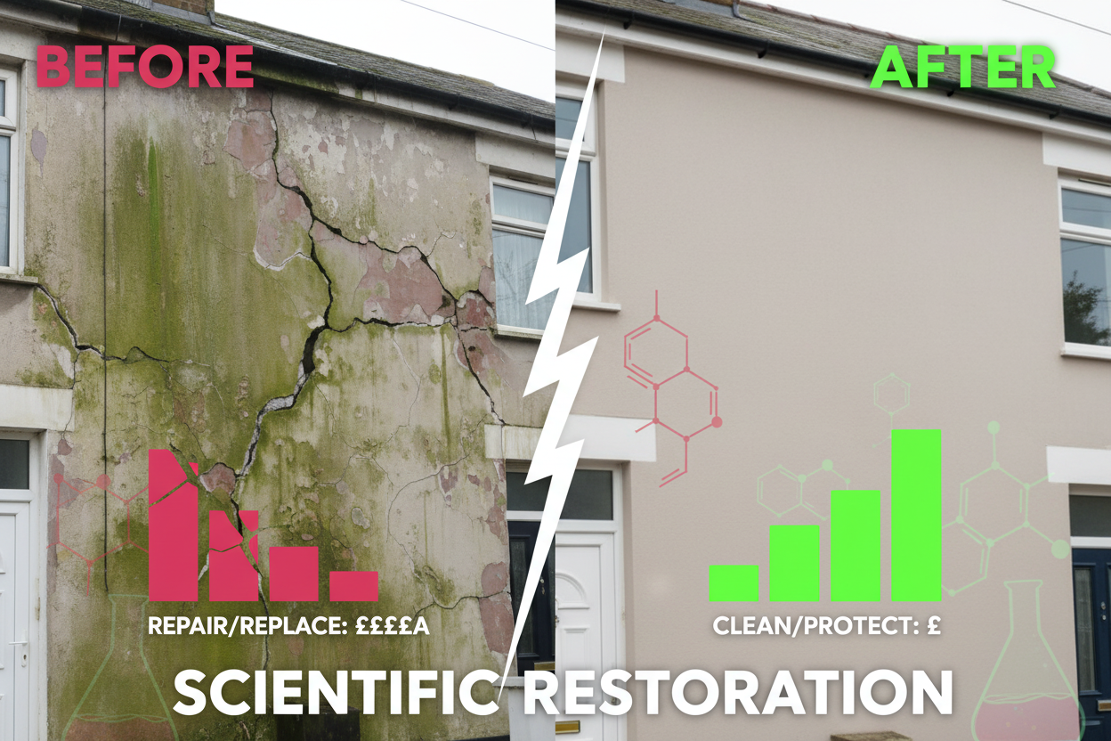 Render Cleaning vs. Replacement: Cost Comparison for Birmingham Properties